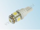 Светодиодная автолампа T10, 5pcs 5050 12V